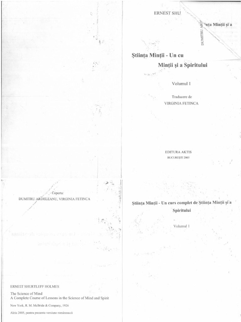 Stiinta Mintii | PDF