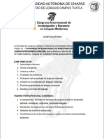 Convocatoria para El I Congreso Internacional de Investigación y Docencia en Lenguas Modernas