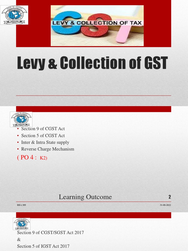 Levy & Chrage of Tax 221122 192035 PDF Value Added Tax Taxes