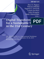 Digital Transformation For A Sustainable Society in The 21st Century