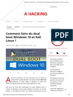 Comment Faire Du Dual Boot Windows 10 Et Kali Linux ?: Acceuil Outils Technologies Tutoriels Trucs Et Astuces