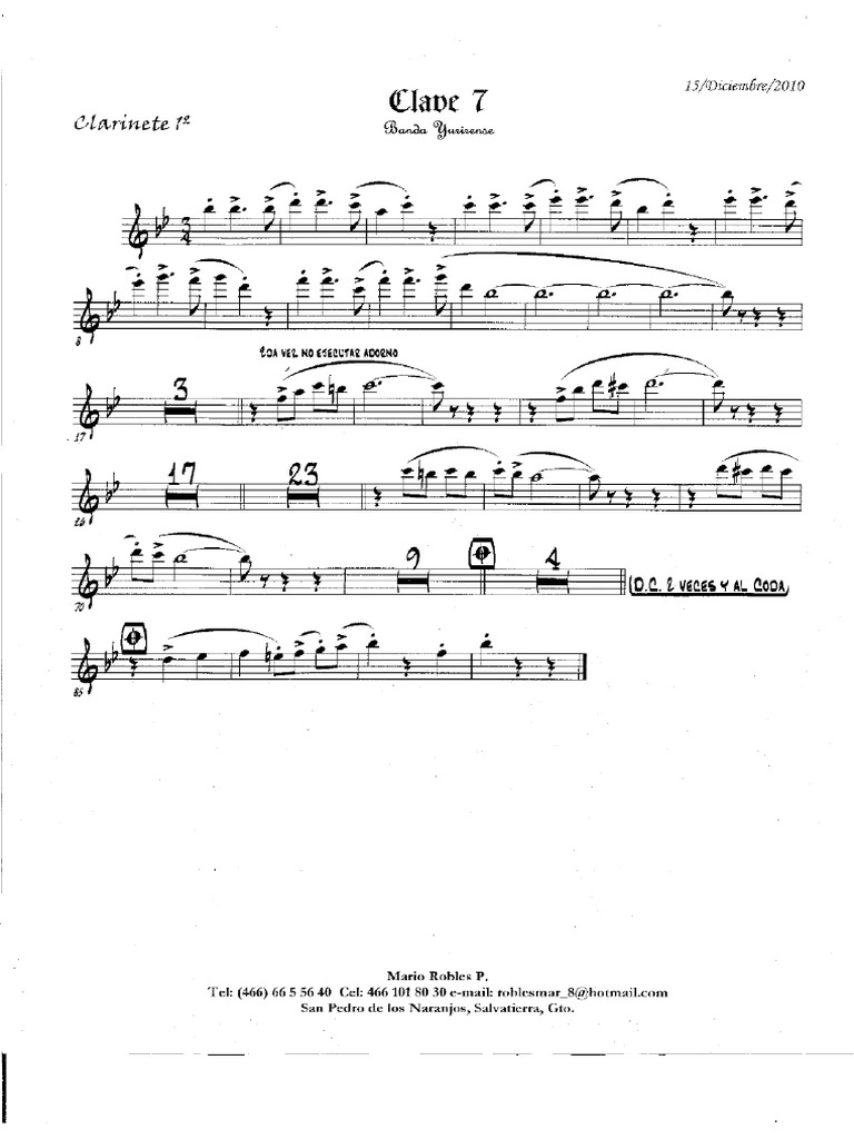 Clave 7 Banda Yurirense PDF