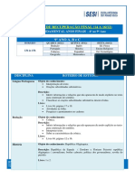 Cronograma e Roteito 9º Ano Recuperação Final