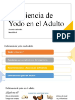 Deficiencia de Yodo en El Adulto