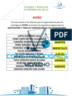 Aviso Covid