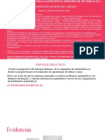 Propuesta Didáctica para La Atención Al Aprendizaje de