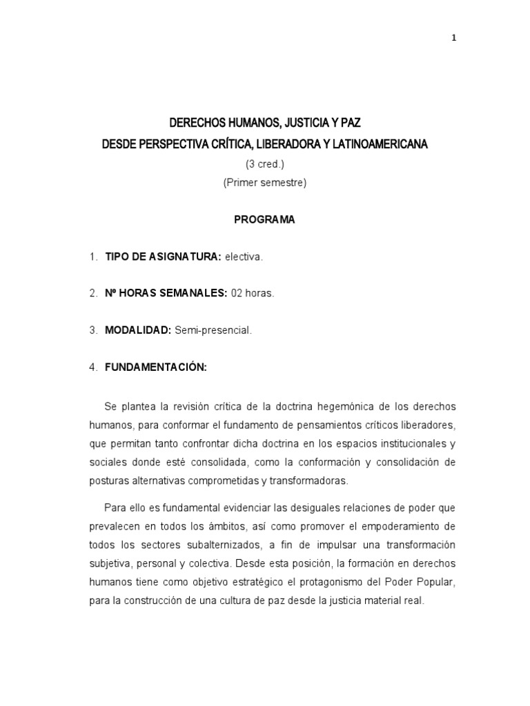 Derechos Humanos | PDF | Política | Ciencias sociales