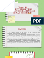 DT For Diabetes Mellitus and Renal Disorders