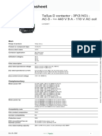 TeSys D - LC1D09F7 (AC Power Contactor)