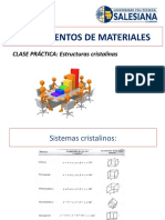 FCC BCC Estructuras Cristalinas Densidad Radio Átomos