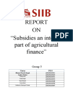 Report Agrifinance