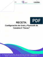 Receta - Configuración de Grub y Plymouth en Canaima 6