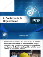 4 Contexto de La Organizaciã N