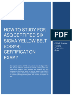 How To Study For ASQ Certified Six Sigma