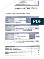 Informe de evaluación del tutor de prácticas