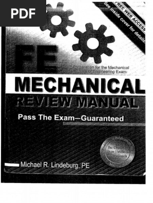 FE Mechanical Review Manual PDF | PDF