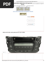 Toyota RAV4 (2006-2014) CD Head Unit Pinout Diagram @