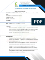 Consulta Artefactos Cascada