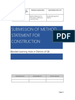 Blended Learning Hub Method Statment