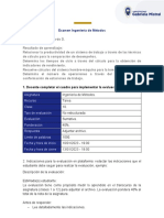 Examen Ingenieria de Metodos