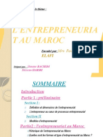 L'entrepreneuriat Au Maroc