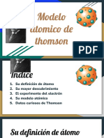 Modelo Atomico de Thomson