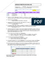 Ejercicio práctico Excel #01