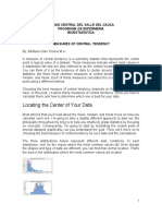 Measures of Central Tendency