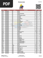 Lista de Precios 2022