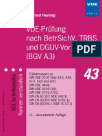 VDE Prüfung Nach BetrSichV, TRBS Und DGUV-Vorschrift 3