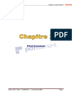 BA II - Chapitre 2 - Effort Tranchant