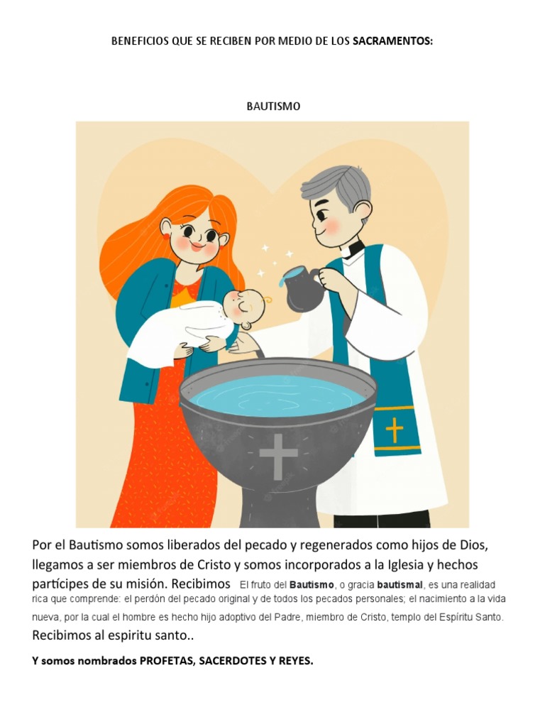 Beneficios de los Sacramentos en la Fe | PDF | Sacramentos | Cristo ...