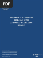 Factoring Criteria For Firearms With Attached Stabilizing