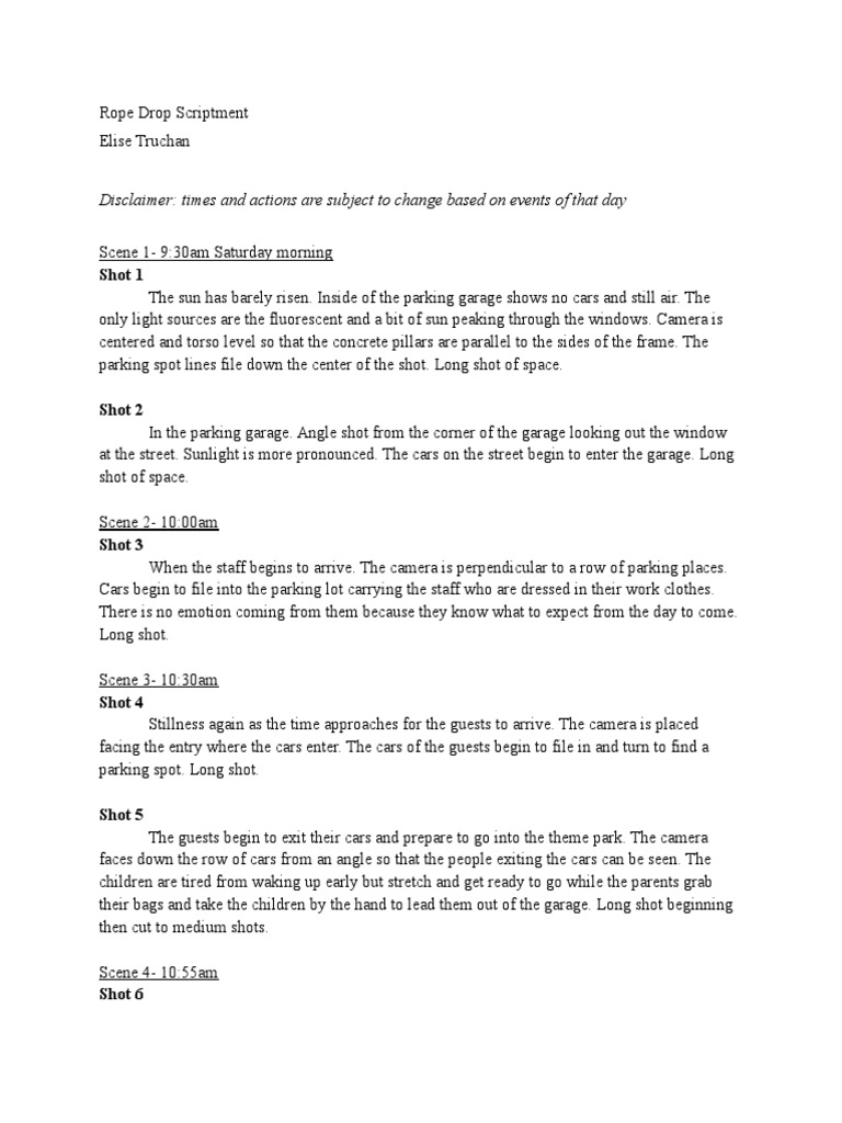 Rope Drop Scriptment PDF