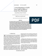 Study On The Morphology of XLPE Power Cable by Means of Atomic Force Micros