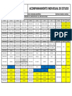 Horários de acompanhamento individual de estudos