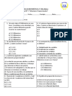 Prueba Proporciones 7º 2022