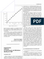 Experimento Michelson Morley