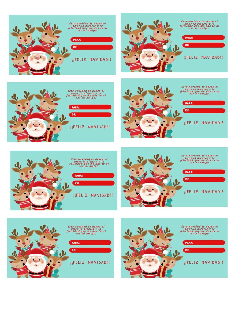 Tarjetas de Navidad | PDF