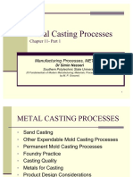 Course Metal Casting Processes