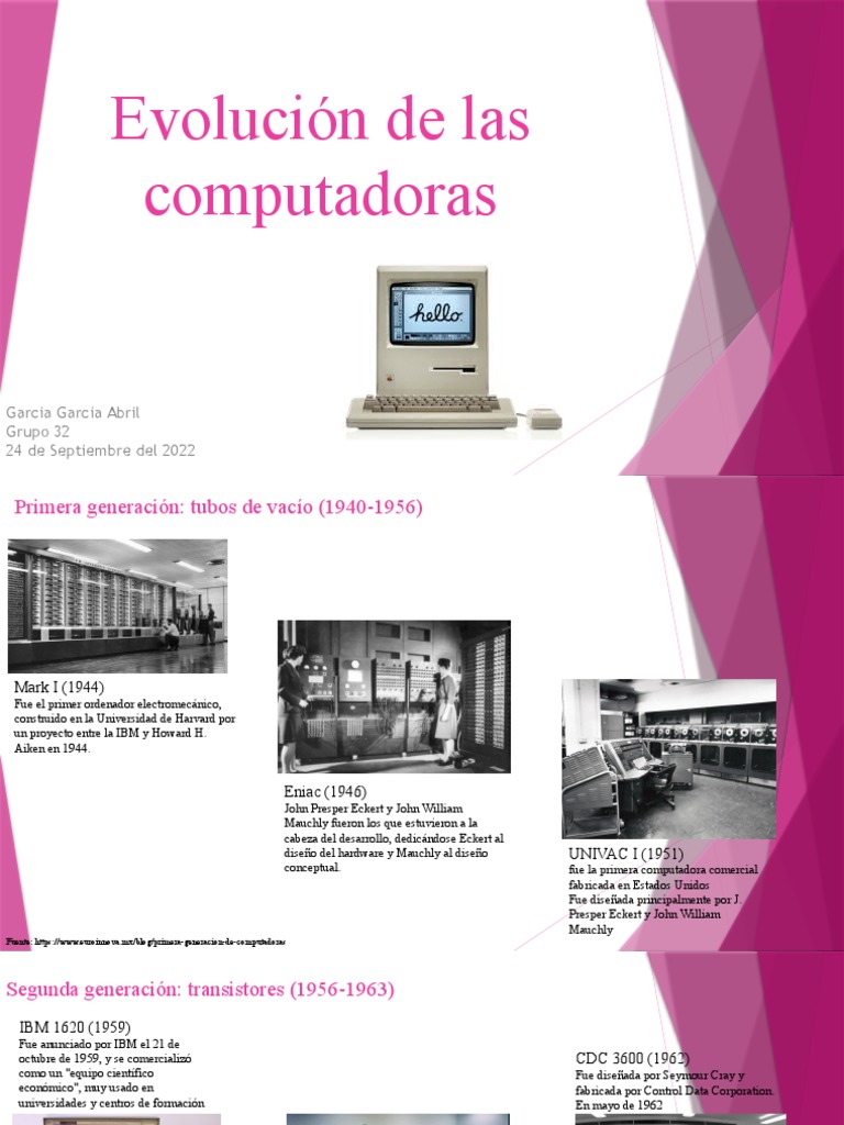 Evolución de las computadoras: generaciones | PDF | Ibm | Clases de ...