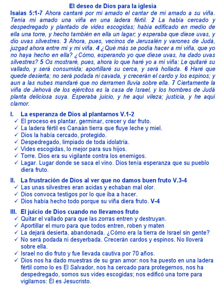 El Deseo de Dios para La Iglesia | PDF