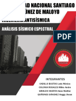 SEISMIC ANALYSIS OF UNIVERSIDAD NACIONAL SANTIAGO ANTÚNEZ DE MALOYO