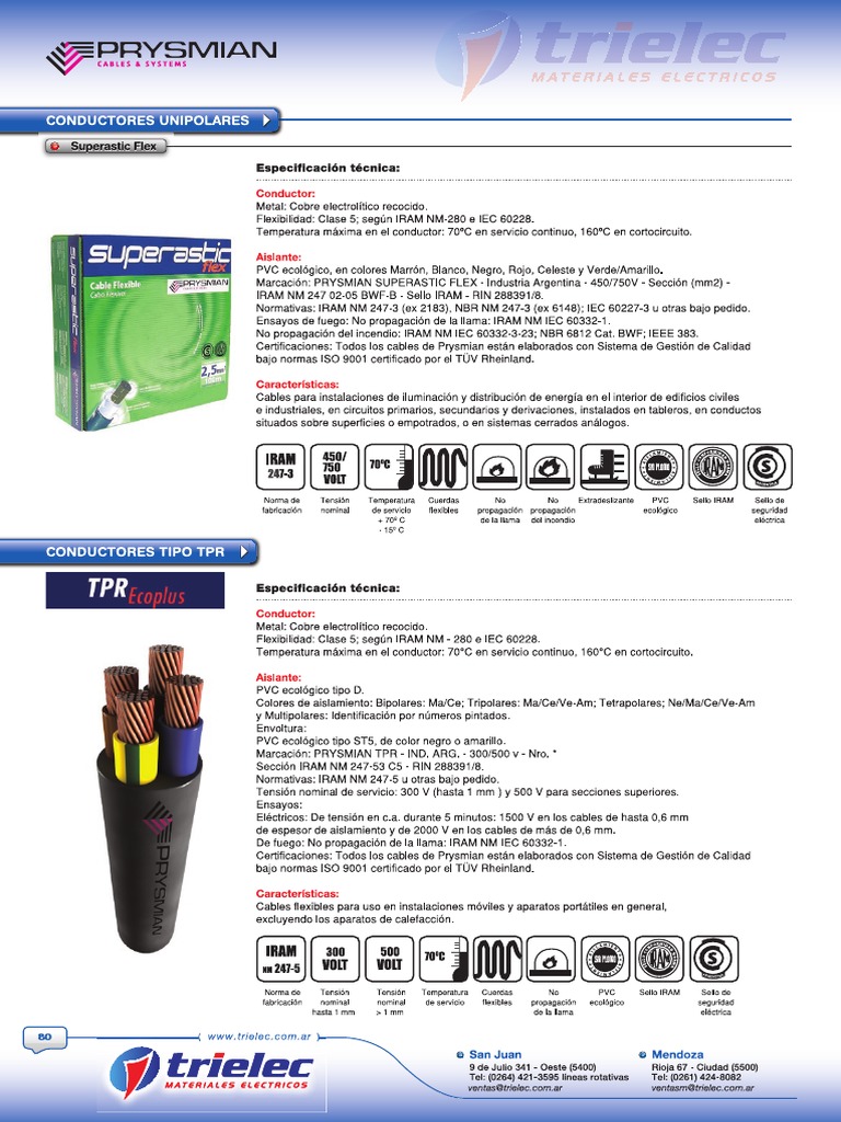 Cable Prysmian | PDF