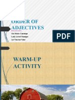Order of Adjectives PPT Final