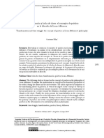 Transformacion y Lucha de Clases El Concepto de Practica en La Filosofia de Louis Althusser Constanza Filloy