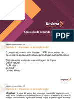 4 - Aquisição Da Segunda Língua - L2 - Parte 3