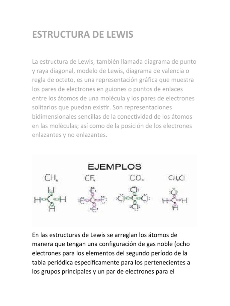 Structura de Lewis | PDF
