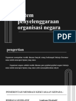 Kel 5. (A) Sistem Penyelenggaraan Organisasi Negara