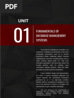 UNIT 1 Fundamentals of Database Management